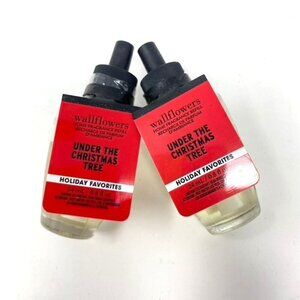 Bath & Body Works Wallflower Refill Bulbs Under The Christmas Tree Holiday Scent